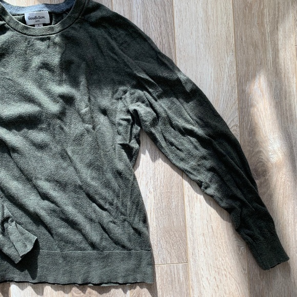 Men's Goodfellow & Co Forest Green Sweater - Size Small - Picture 2 of 4